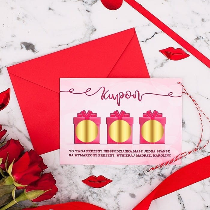 ZDRAPKA na Walentynki niespodzianka dla ukochanej osoby