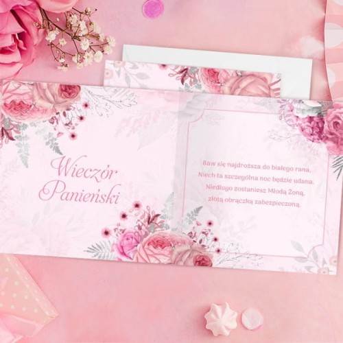 KARTKA z życzeniami dla przyszłej Panny Młodej