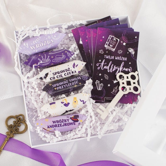 ZABAWY andrzejkowe Super Zestaw Klucz krówki i zdrapki z wróżbami