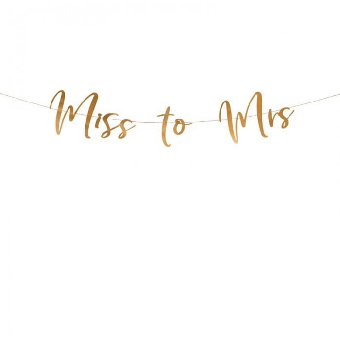 Baner Miss to Mrs RÓŻOWE ZŁOTO