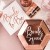 SERWETKI z błyszczącym napisem Bride to Be ROSEGOLD