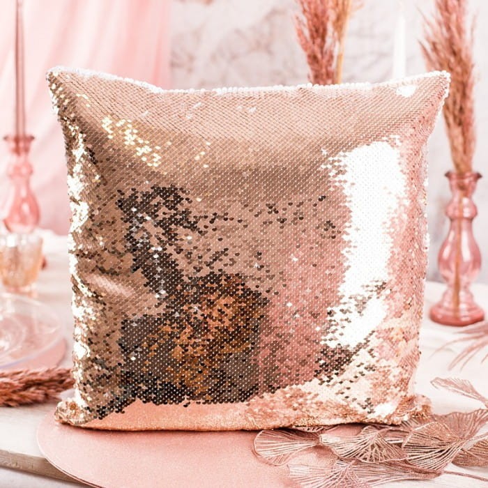 PODUSZKA z odwracanymi cekinami Prezent dla Kobiety