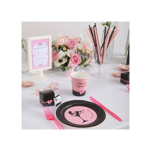 TALERZYKI papierowe Królowa Nocy 10szt