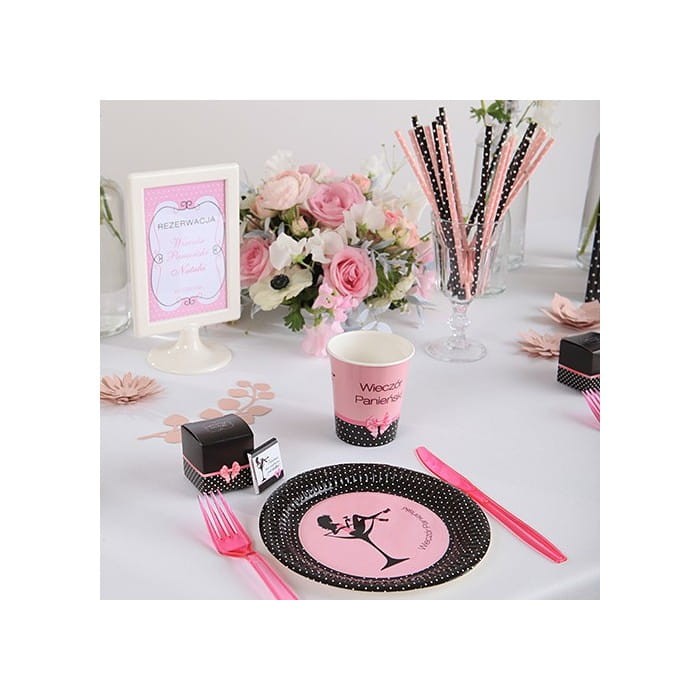 TALERZYKI papierowe Królowa Nocy 10szt