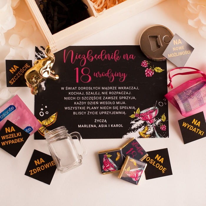 NIEZBĘDNIK osiemnastolatki Prezent na 18 urodziny dla dziewczyny