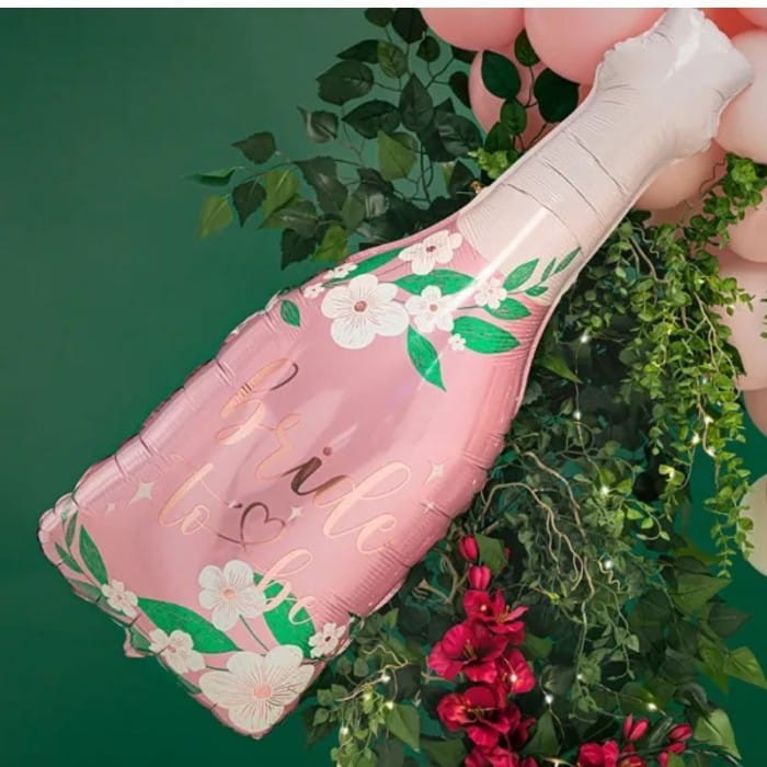 BALON foliowy butelka Bride to be Dekoracja na Panieński