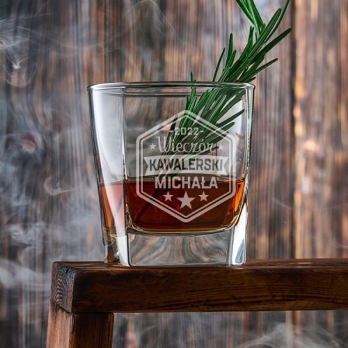 SZKLANKA do Whisky na Wieczór Kawalerski