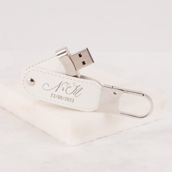 PENDRIVE na zdjęcia ślubne w ozdobnej szkatułce Prezent dla pary młodej