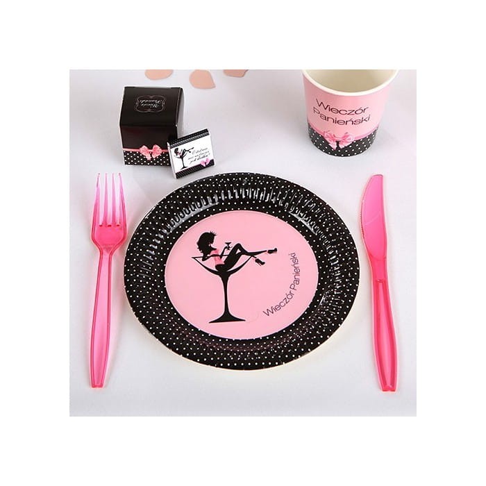 TALERZYKI papierowe Królowa Nocy 10szt