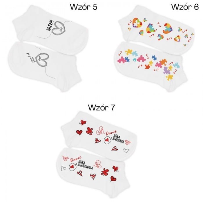 SKARPETKI damskie z zabawnym nadrukiem dla Niej