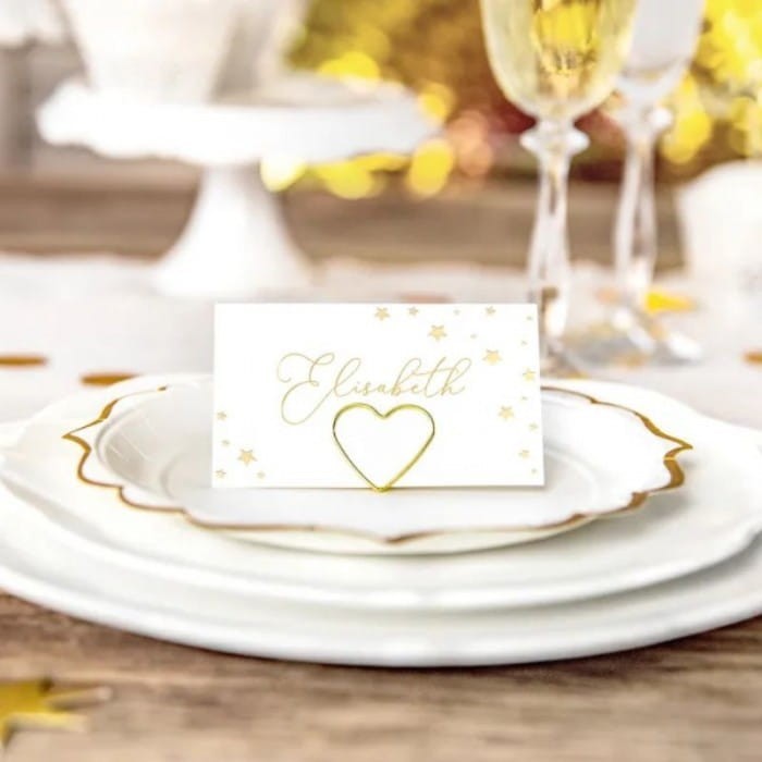 WINIETKI wizytówki na stół dekoracja na przyjęcie 10szt