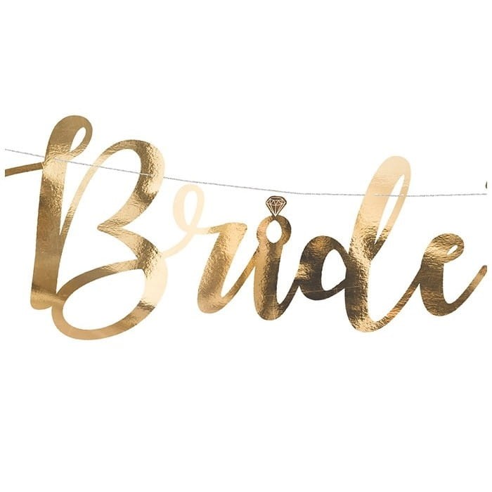 BANER Złoty Lustrzany Bride to be