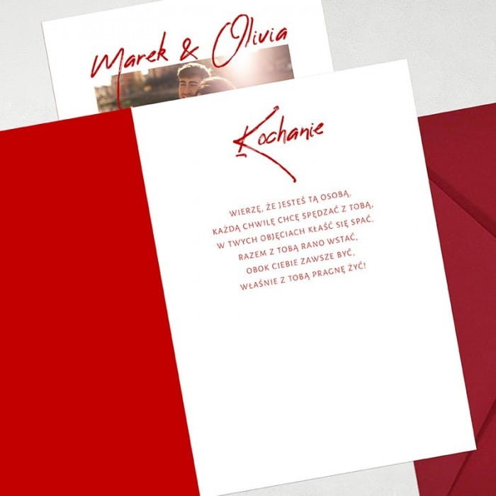 KARTKA Walentynkowa Ze Zdjęciami Prezent Dla Ukochanej Osoby