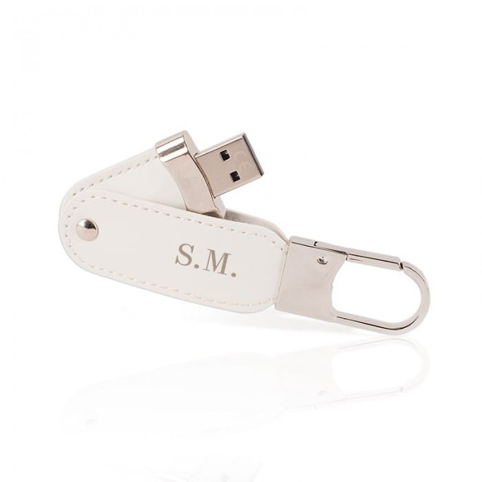 PENDRIVE skórzany z grawerem oryginalny Prezent dla Świadkowej