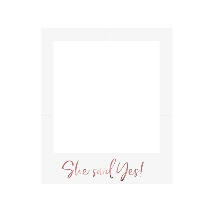 RAMKA Wyjątkowe Selfie She said yes