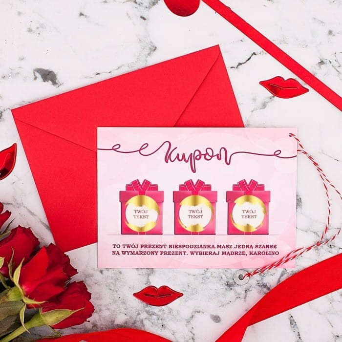 ZDRAPKA na Walentynki niespodzianka dla ukochanej osoby