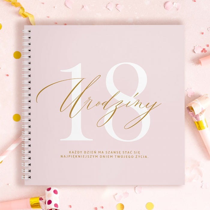 ANKIETY na 18 urodziny dziewczyny pomysłowa księga gości z zadaniami