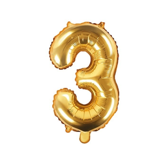BALON foliowy CYFRA 0-9 35cm
