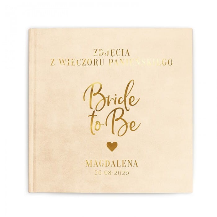 ALBUM foto na zdjęcia z instaxa na panieński Bride to Be