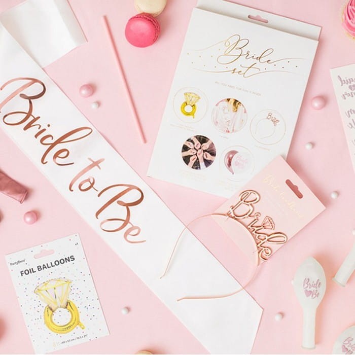 ZESTAW dodatków dla Panny Młodej na wieczór panieński Bride to Be