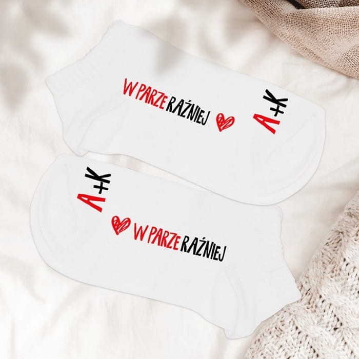 SKARPETKI damskie z zabawnym nadrukiem dla Niej