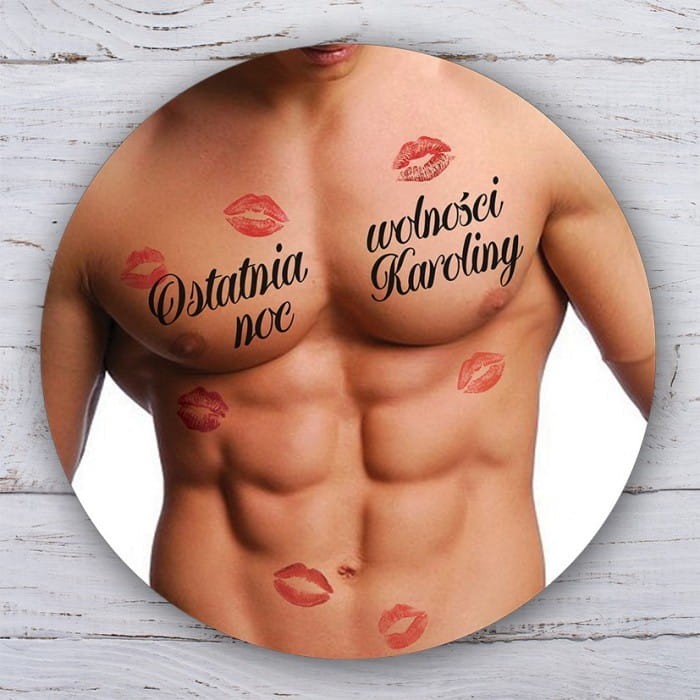 OPŁATEK na tort personalizowany Sexy Ø20cm