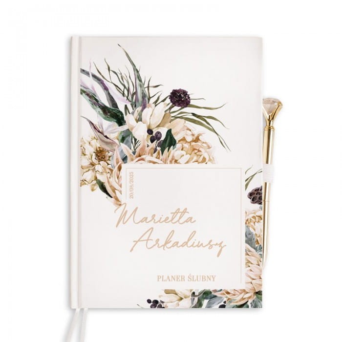 PLANER ślubny dla narzeczonych Ślubny Bukiet