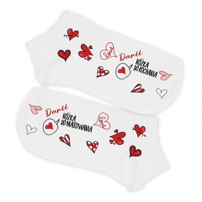 SKARPETKI damskie z zabawnym nadrukiem dla Niej