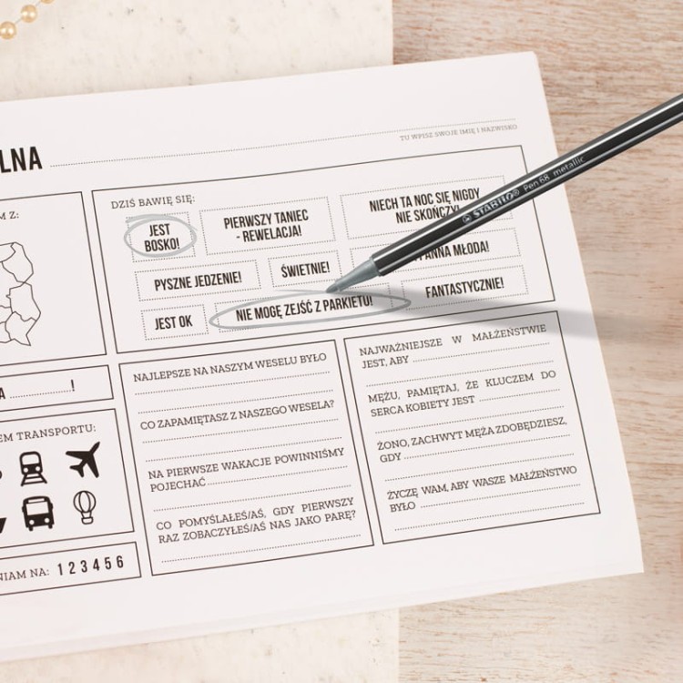 PISAK flamaster metaliczny srebrny