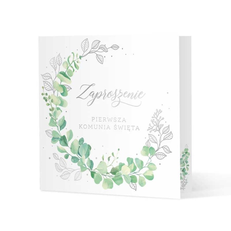 Komunijne zaproszenia do wypisania.