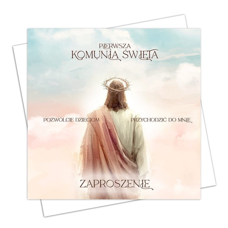 ZAPROSZENIA na Pierwszą Komunię Świętą z Wizerunkiem Jezusa