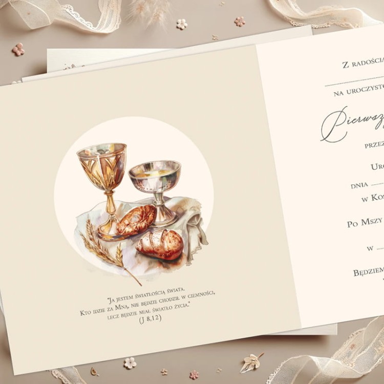 Komunijne zaproszenie uniwersalne.