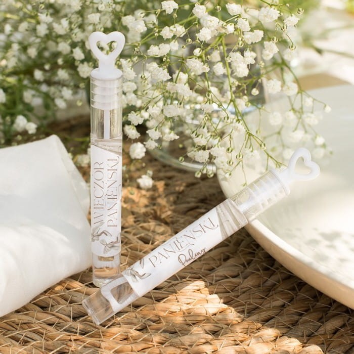 BAŃKI mydlane z personalizacją Wieczór Panieński w plenerze 10szt