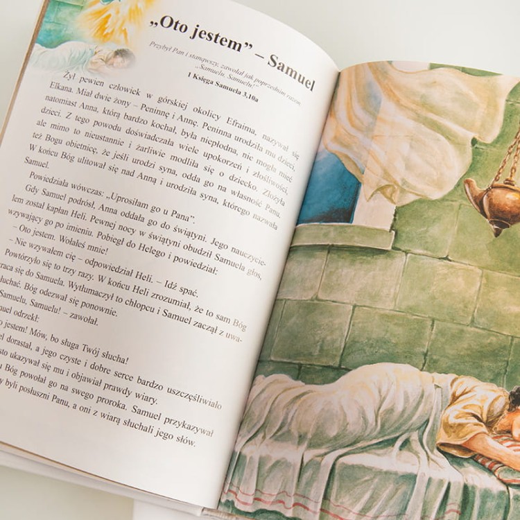 Biblia z obrazkami dla dzieci.