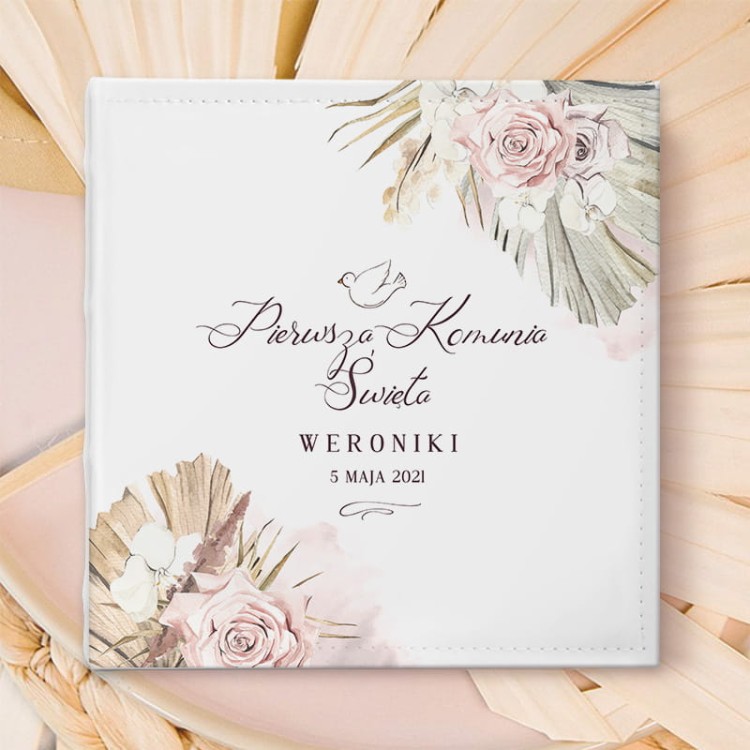 Album za zdjęcia pamiątka I Komunii Świętej Natural.