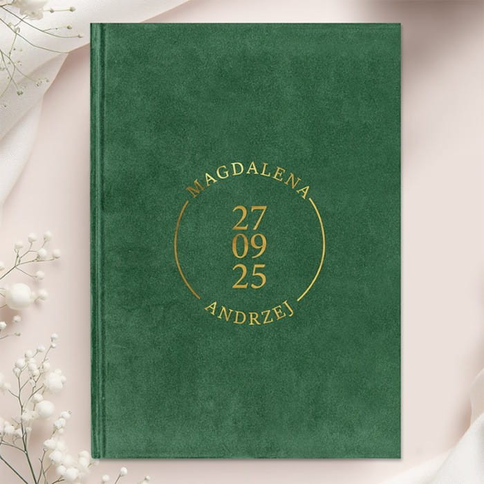 KSIĘGA Wspomnień Prezent dla Pary z Imionami
