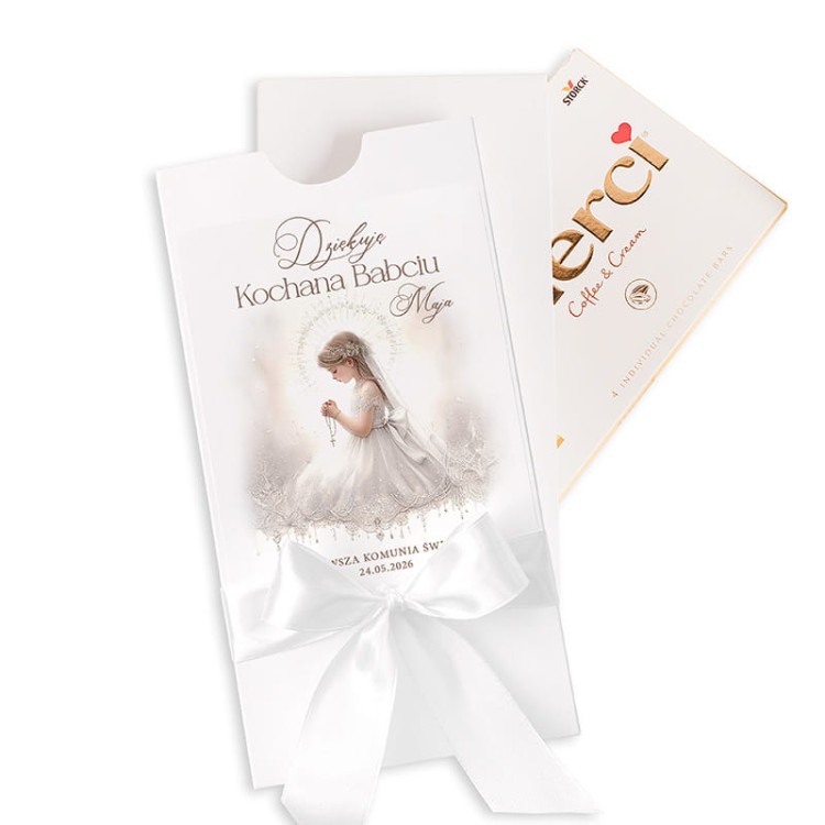 personalizowane merci na komunie dla dziadkow od wnuczki