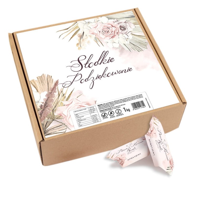 Komunijne krówki w stylu boho z eleganckim opakowaniem