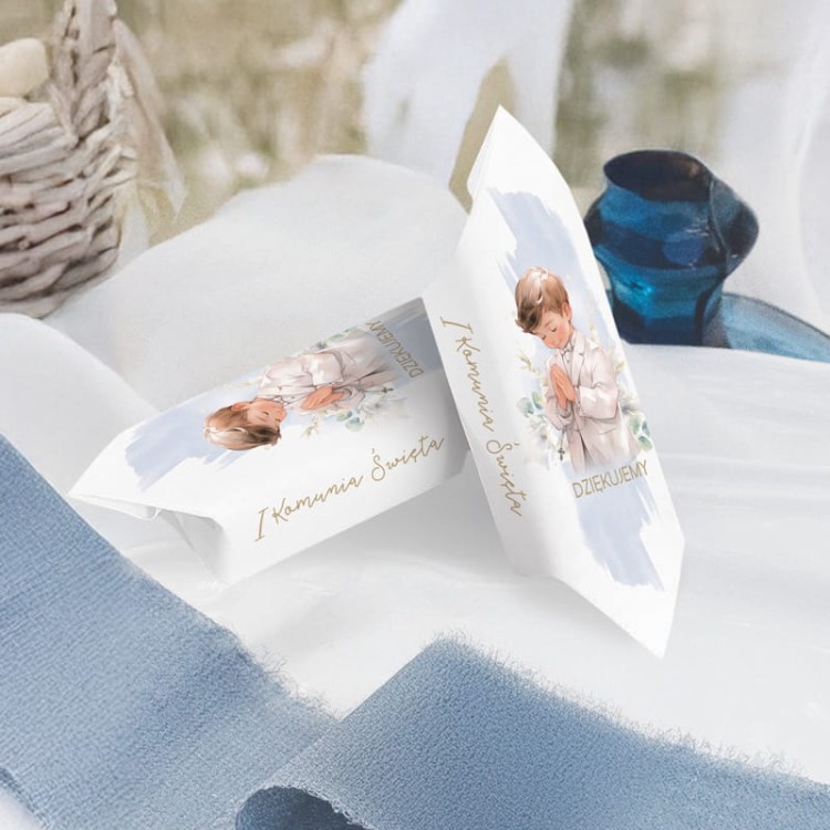 Krówki komunijne dla gości słodkie podziękowanie