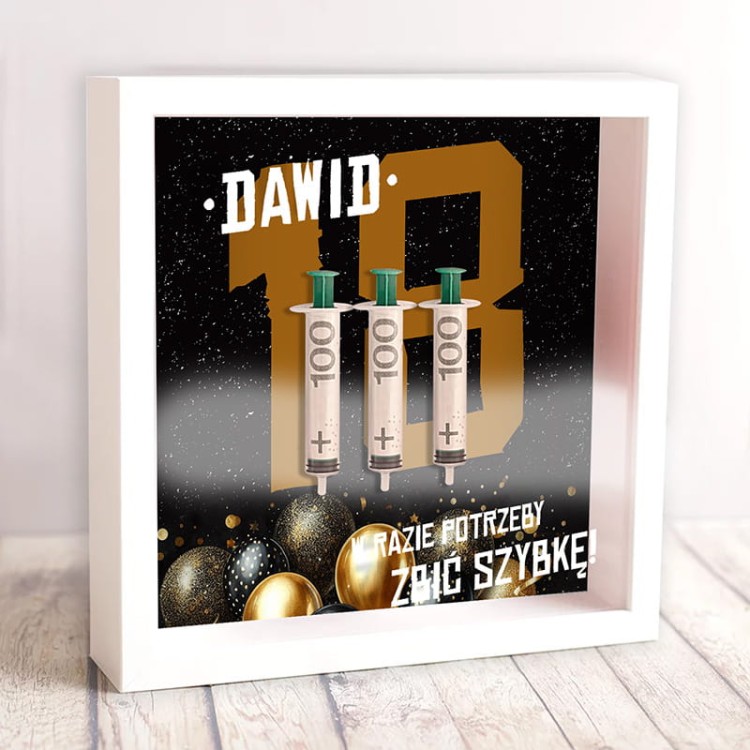 Personalizowana skarbonka na prezent humorystyczna