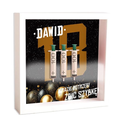 Żartobliwa skarbonka na prezent z personalizacją