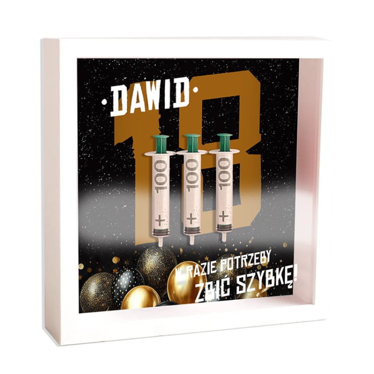 Żartobliwa skarbonka na prezent z personalizacją