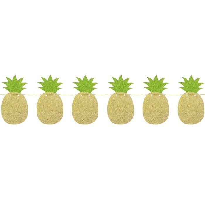 GIRLANDA dekoracyjna Ananas brokatowa 2m