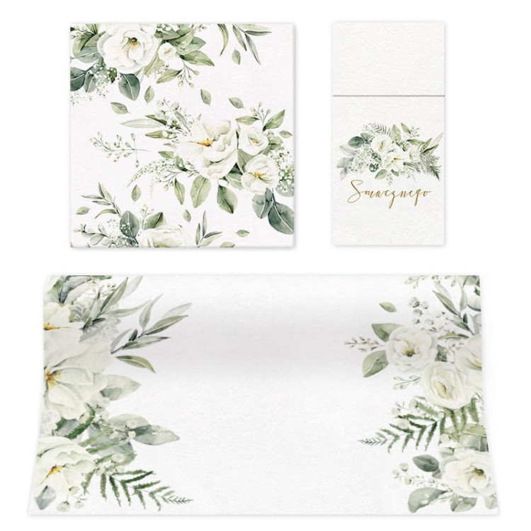 Aranżacja stołu w zestawie