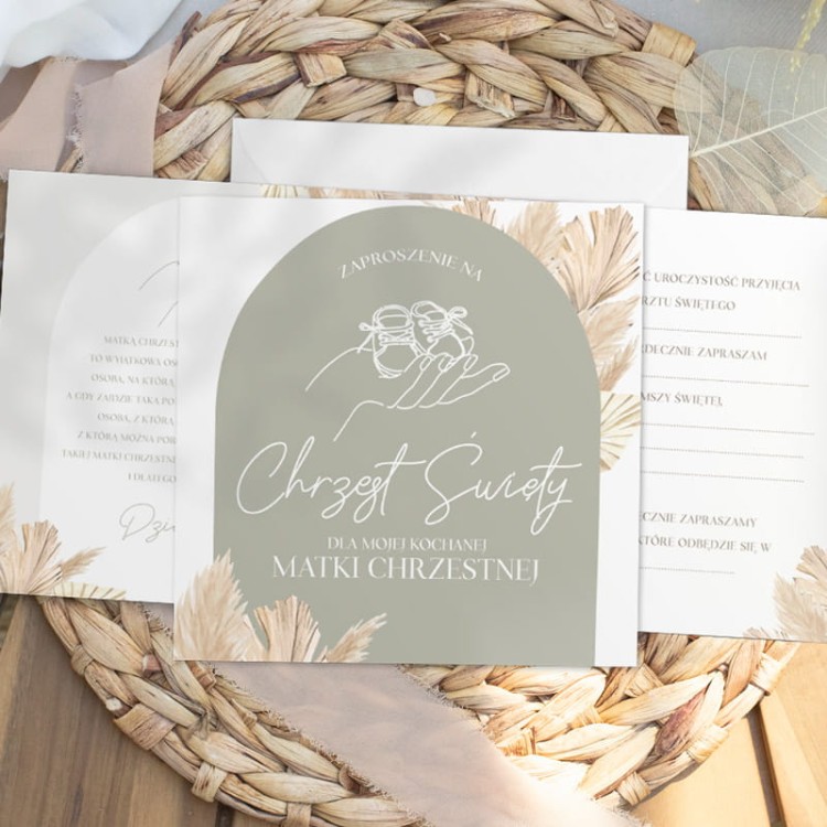 Uroczystość chrztu – zaproszenie