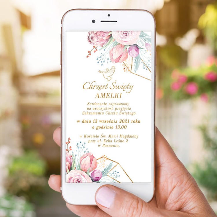 E-kartka z zaproszeniem