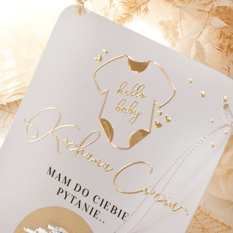 Prośba do chrzestnych ukryta pod zdrapką