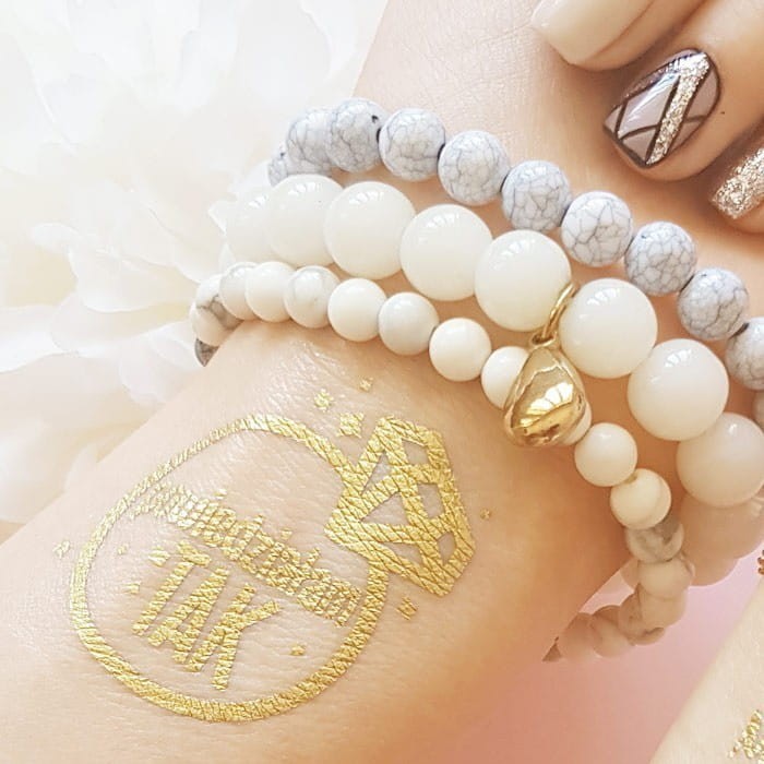 TATUAŻ złoty Powiedziałam Tak!