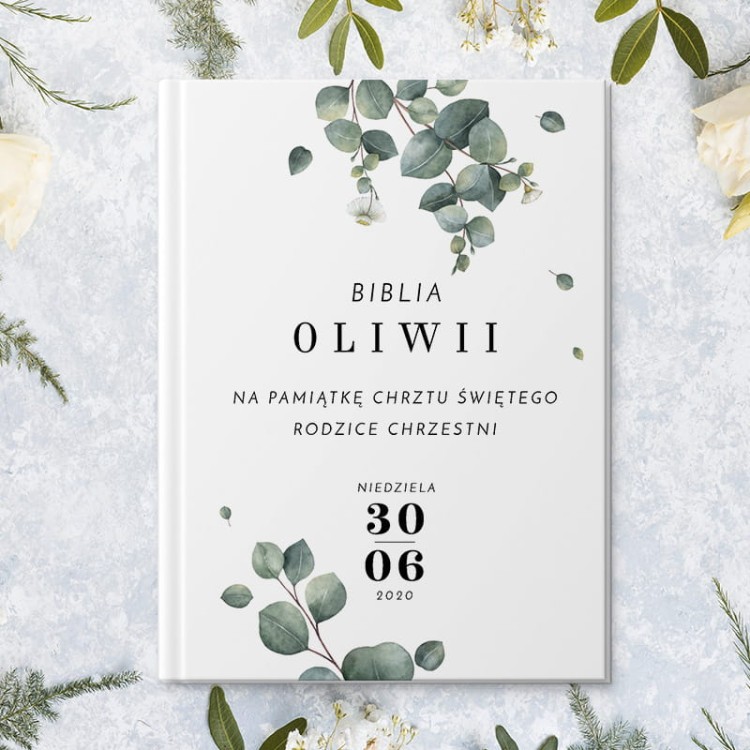 Upominkowa Biblia na Chrzest z personalizacją