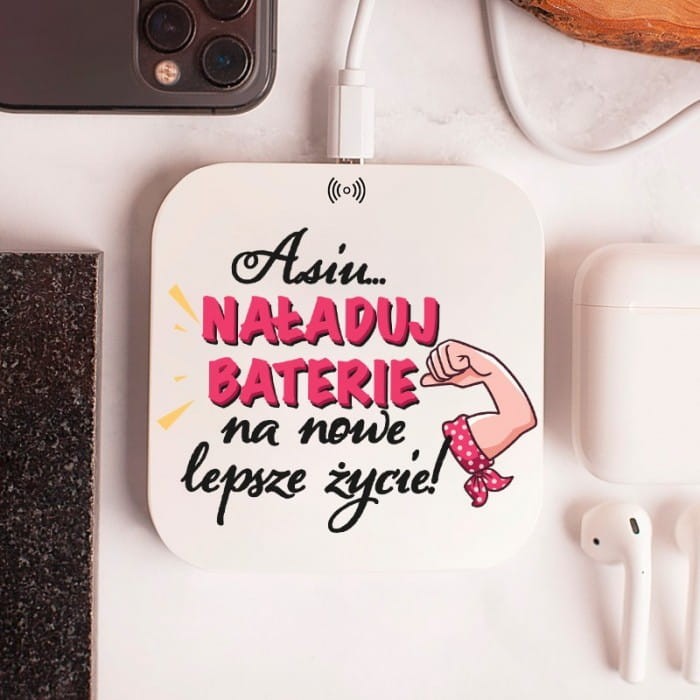 ŁADOWARKA indukcyjna do telefonu Prezent z okazji rozwodu dla niej